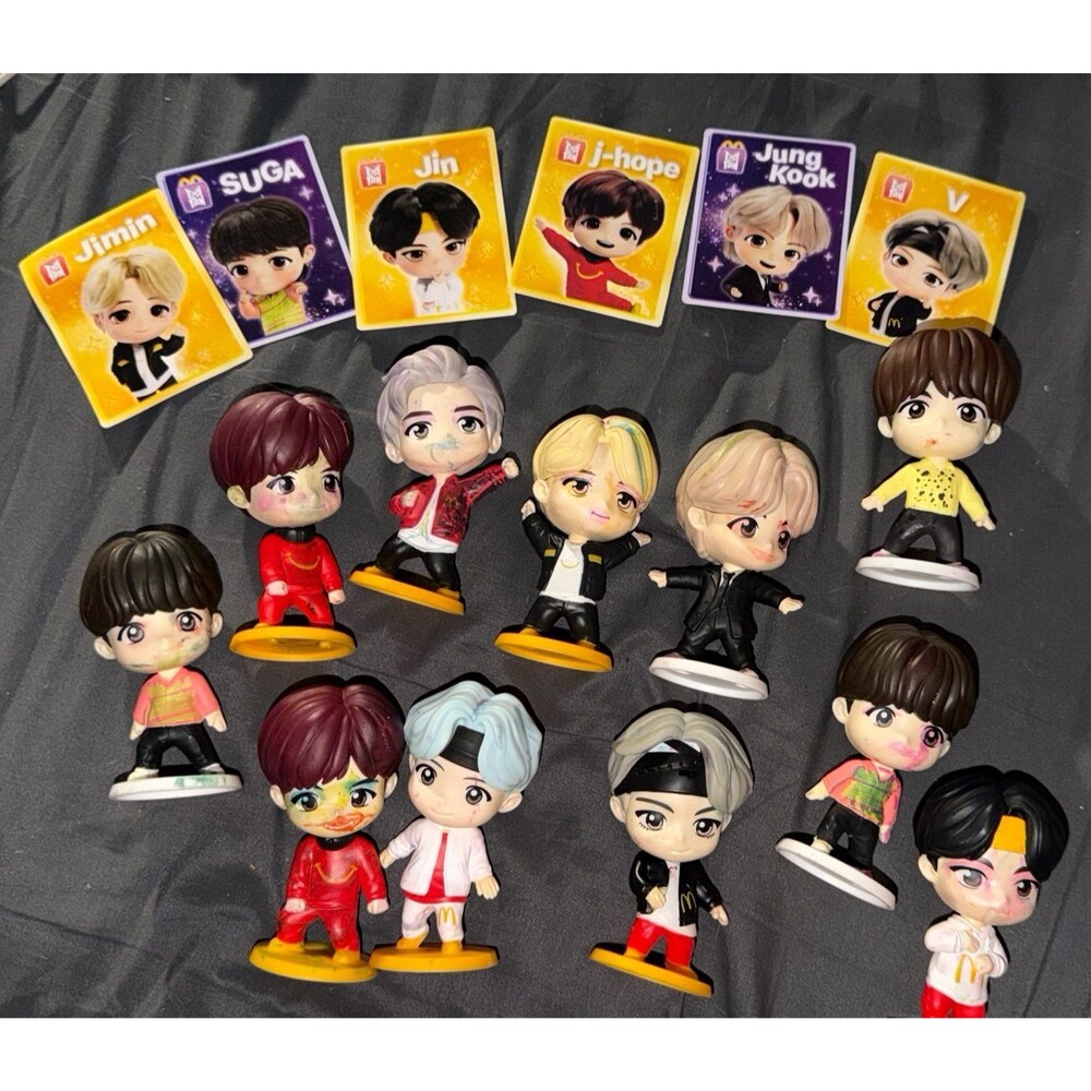 Set of 11 McDonald’s TinyTAN x BTS Happy Meal Toys